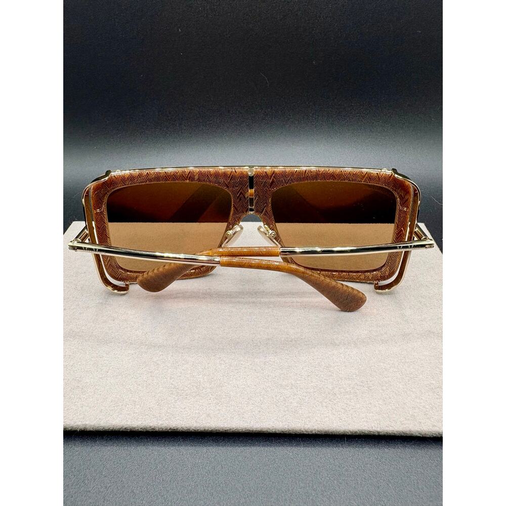 New Max Mara Unisex MM0119 JEAN Sunglasses Brown 57mm - Picture 6 of 8